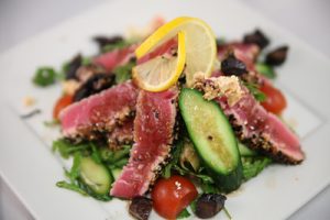 Kayndaves - Seared Ahi Arugula Salad.